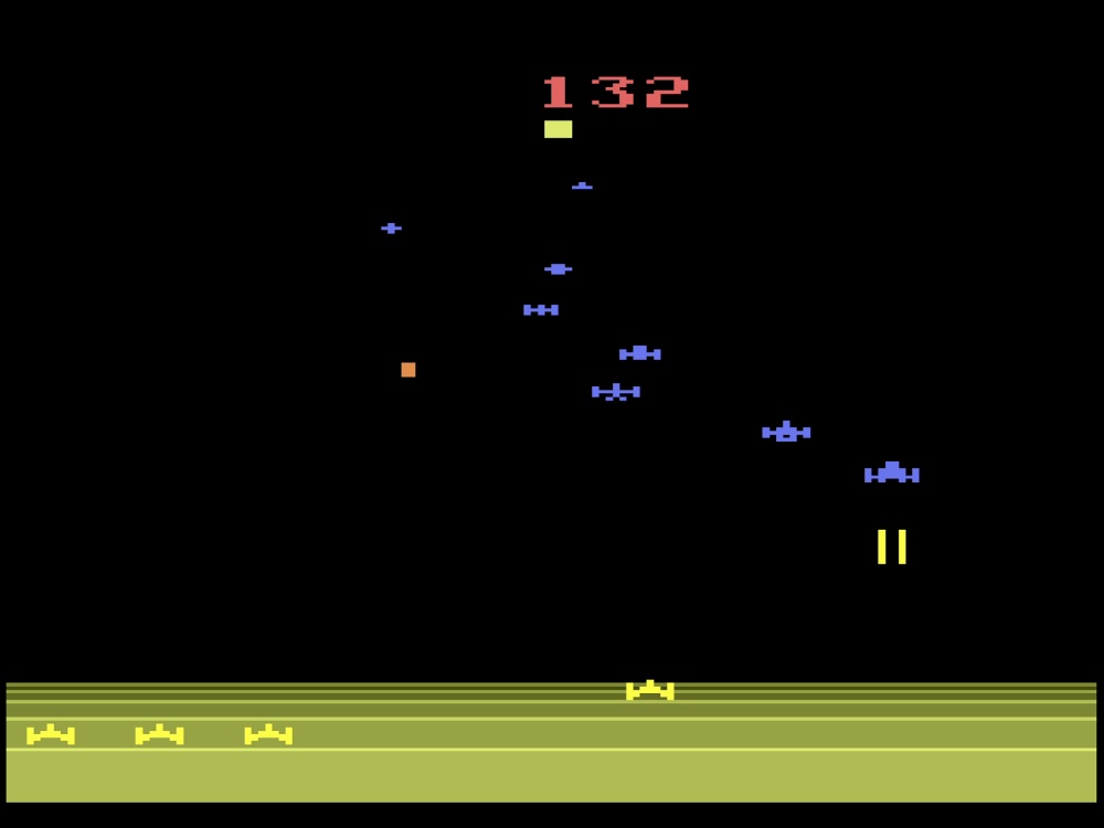 Gameplay of Encounter At L5 for Atari 2600